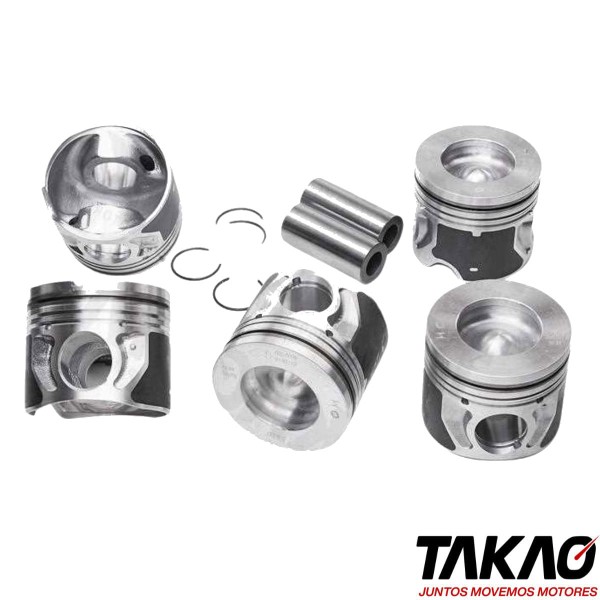 Encontraproduto.com.br - Pfo32D050 - Pistão (Jg) - Ranger 3.2 20V 2012 A 2022 / Troller 3.2 20V 2012 A 2019 - Takao