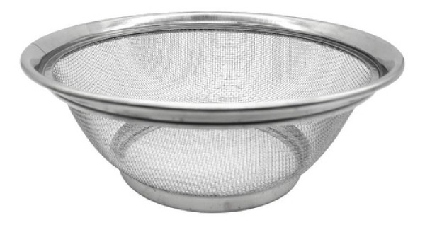 Escorredor Cesto Multiuso Em Aço Inox Peneira Massas Legumes