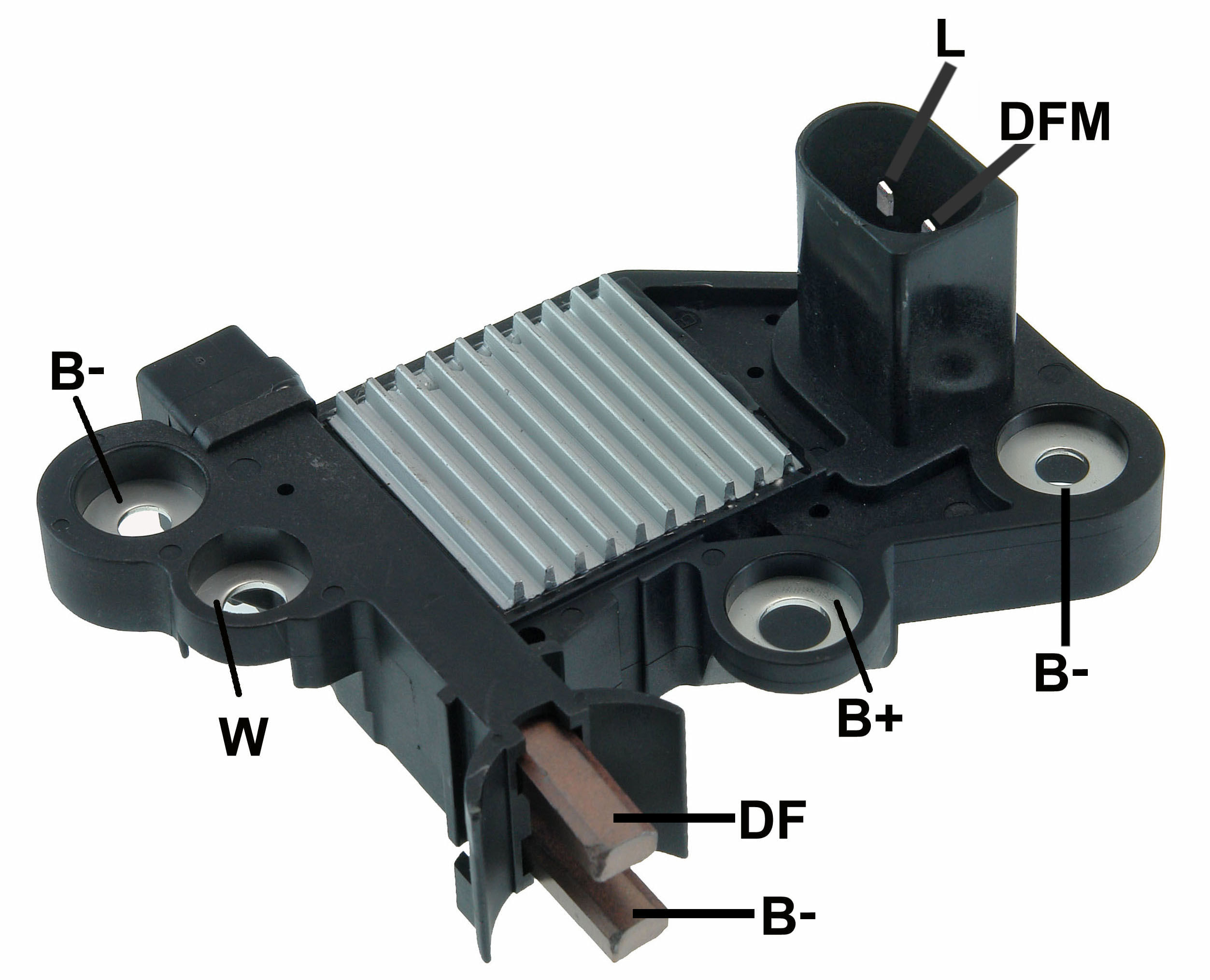 Encontraproduto.com.br - Regulador Voltagem Vw Fox 2006 a 2016 - 189927 - GA343