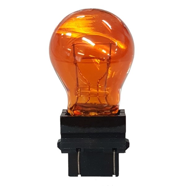 Encontraproduto.com.br - LAMPADA 2 POLOS 12V 27/7W AMBAR 3157 - GL3157 12V AMBAR