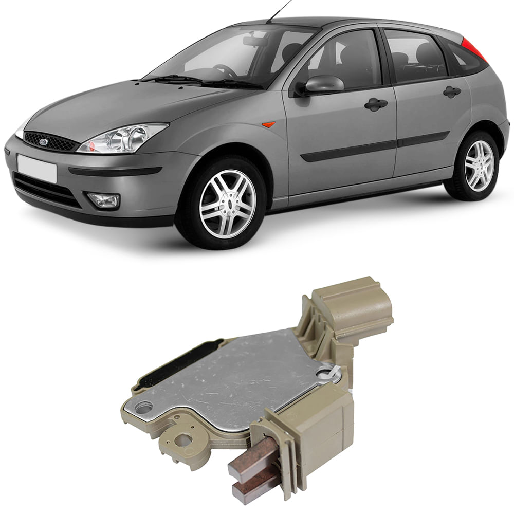 Encontraproduto.com.br - Regulador Voltagem Alternador Ford Ecosport Focus 2.0 2003 a 2009 14V Gauss