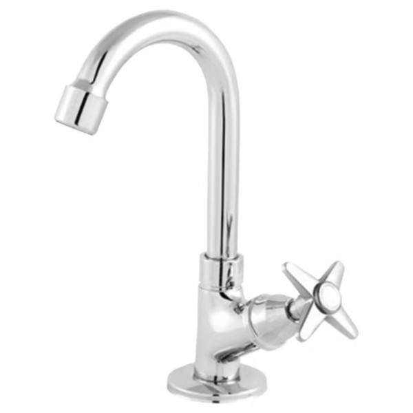 Encontraproduto.com.br - Torneira Para Lavatório Bica Móvel 1195 Com Arejador Acabemento C-23 Medida 1/2 D Metais Sanitários