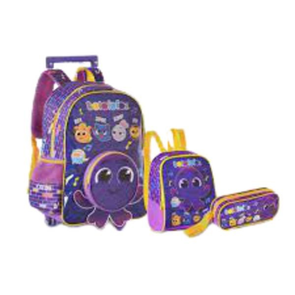 Encontraproduto.com.br - Mochila Com Carrinho Bolofofos - Clio Style