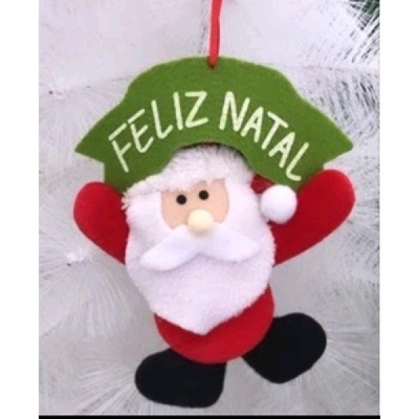 Papai Noel Pendurado Na Placa 20x26cm - Wincy