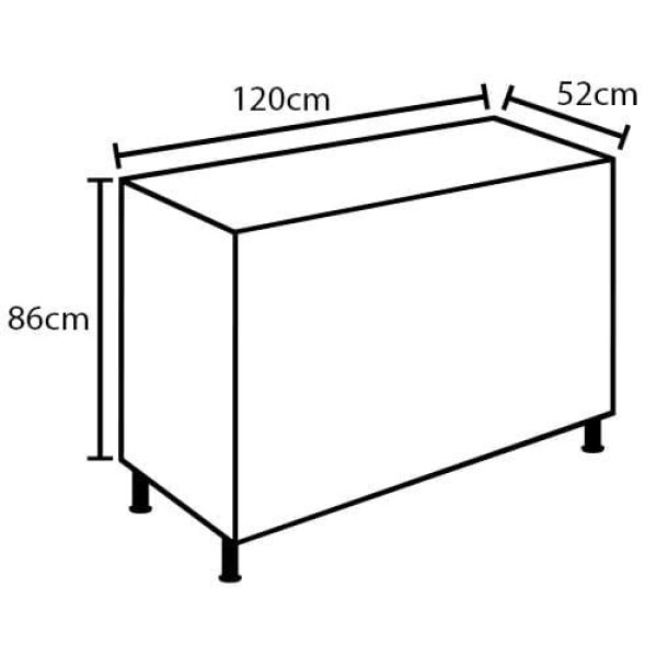 Encontraproduto.com.br - Balcão Baronesa Nesher 120cm com 1 Porta e 4 Gavetas - Freijó/Off White