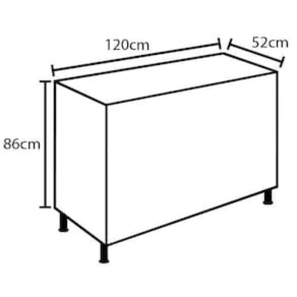 Encontraproduto.com.br - Balcão Baronesa Nesher 120cm com 1 Porta e 4 Gavetas - Freijó/Off White