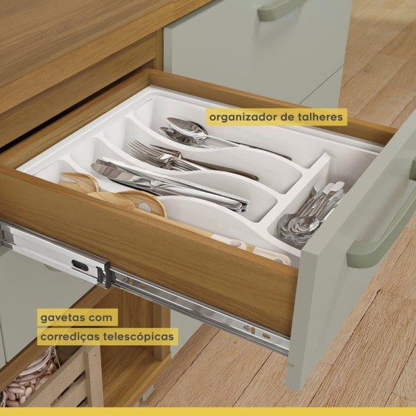 Encontraproduto.com.br - Cozinha 2 Peças 100% Mdf Princesa Nesher