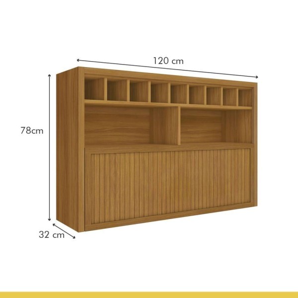 Encontraproduto.com.br - Cozinha 7 Peças Serviço Nesher Baronesa 100% Mdf Freijó-grafite