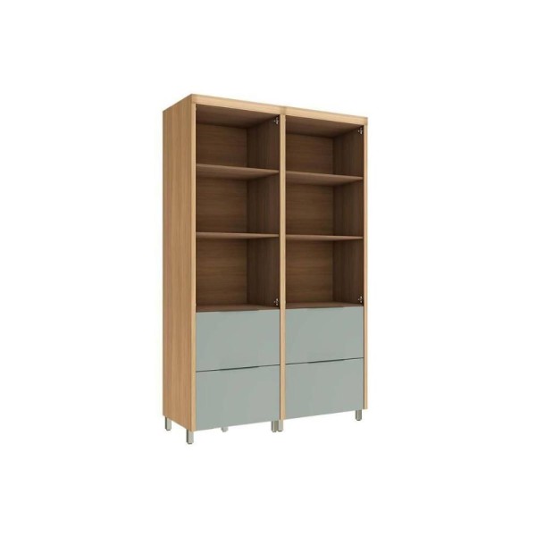 Encontraproduto.com.br - Armário Multiuso Lavanderia Marquesa Com 4 Portas E 4 Gavetas 140cm Branca Nesher