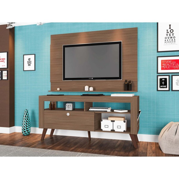 Encontraproduto.com.br - Home Rack Bancada Painel Tv Até 55 Dinamarca Montana - Art In Moveis
