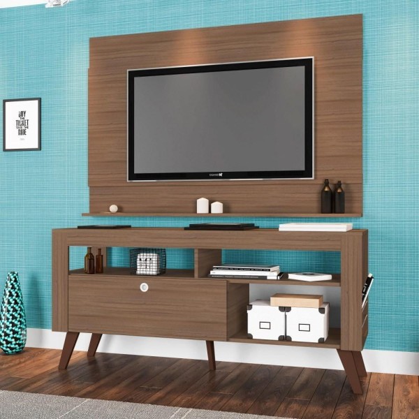 Encontraproduto.com.br - Home Rack Bancada Painel Tv Até 55 Dinamarca Montana - Art In Moveis