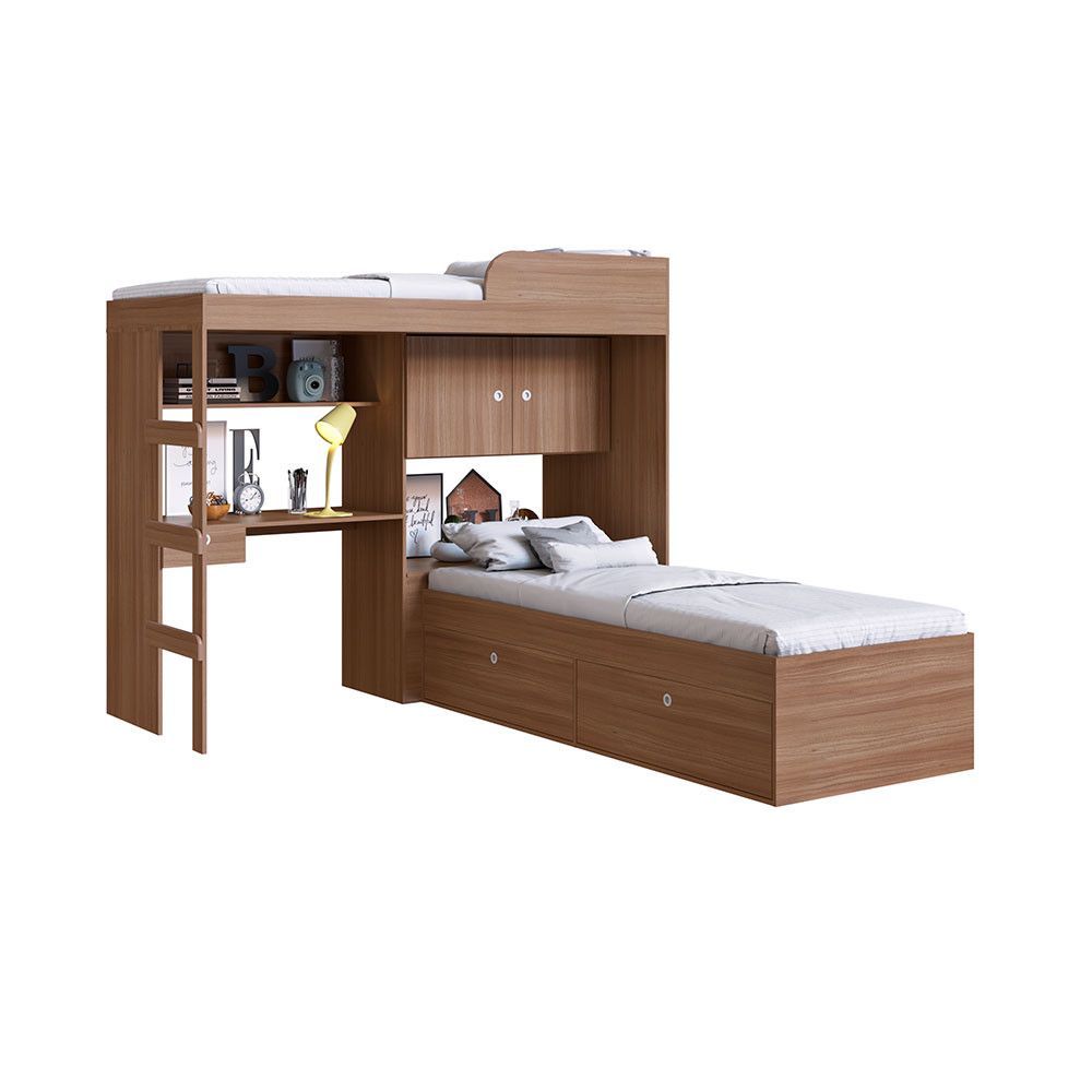 Encontraproduto.com.br - Beliche Infantil com Escrivaninha Office Art in Moveis
