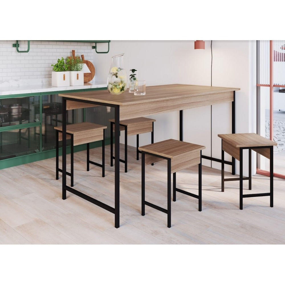 Mesa de Jantar Artetube ART Montana e Preto