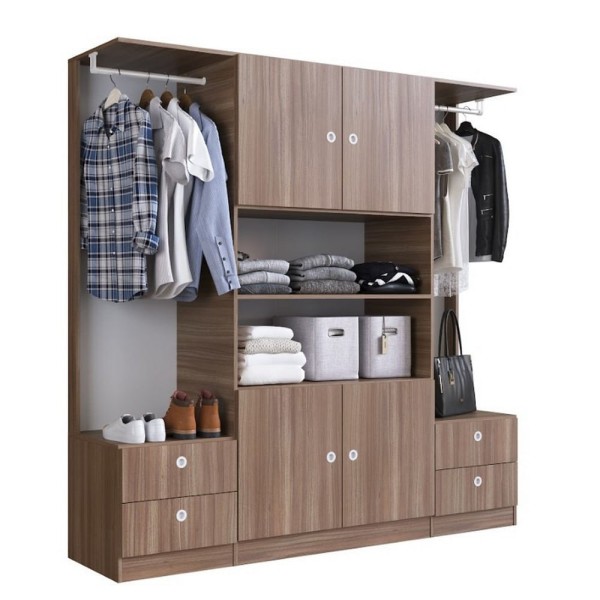 Encontraproduto.com.br - Quarto Completo Cama Queen Guarda Roupa E 2 Mesas De Cabeceira Montana Tokio Art In Móveis
