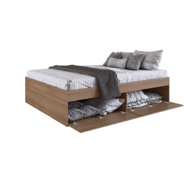 Encontraproduto.com.br - Quarto Completo Cama Queen Guarda Roupa E 2 Mesas De Cabeceira Montana Tokio Art In Móveis
