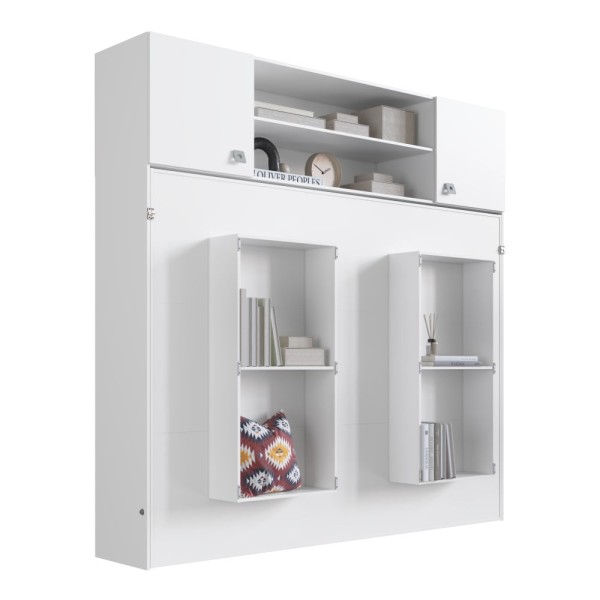 Encontraproduto.com.br - Cama Articulável Horizontal Casal Com Aéreo Dallas Branco