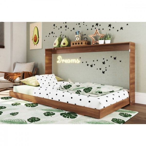 Cama Articulável Horizontal Solteiro Phoenix Art In Moveis Nogal