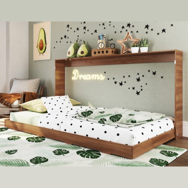 Cama Articulável Horizontal Solteiro Phoenix Art In Moveis Nogal