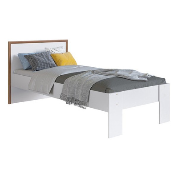 Cama Solteiro Los Angeles Art In Moveis Branco
