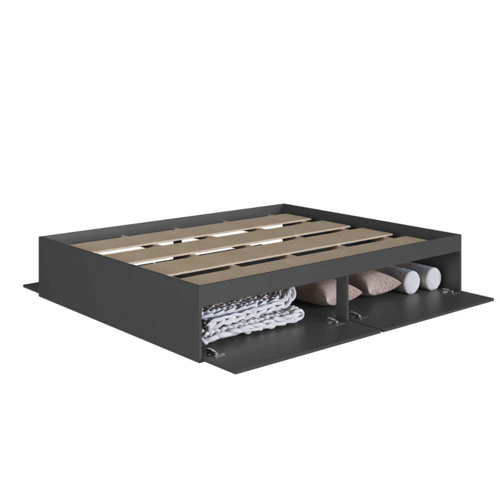 Encontraproduto.com.br - Cama Casal Com 4 Portas 140 Tókio