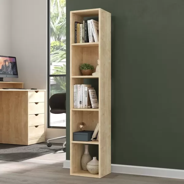 Estante Torre com 5 Nichos 150 cm - Carvalho