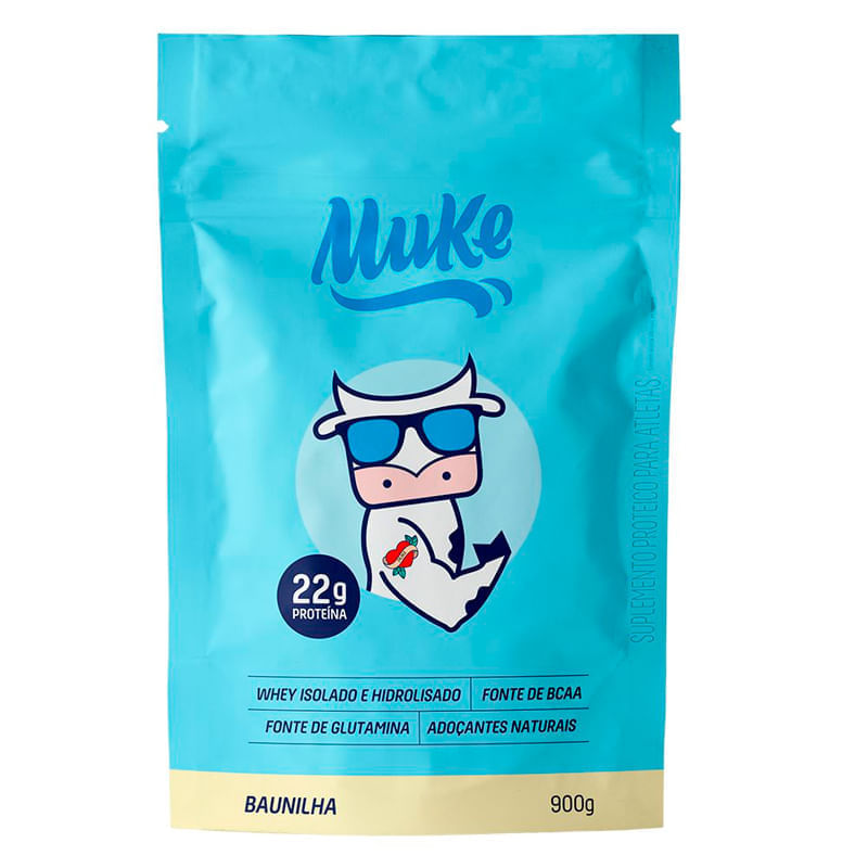 Encontraproduto.com.br - Whey Isolado e Hidrolisado Muke Baunilha Refil 900g - Mais Mu