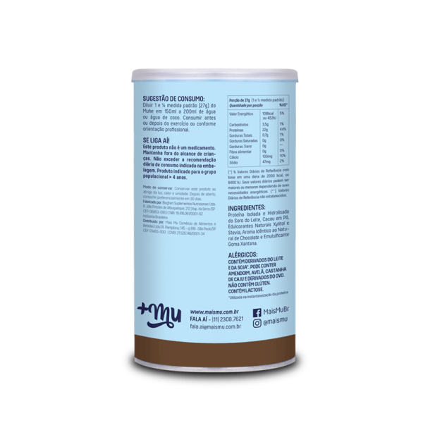 Encontraproduto.com.br - Whey Isolado e Hidrolisado +Mu Performance - Chocolate