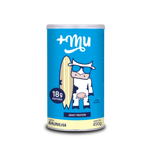 Whey Concentrado Baunilha 450g - Mais Mu