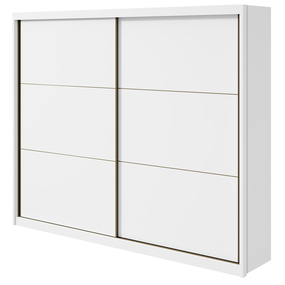 Guarda Roupa Casal 2 Portas De Correr 6 Gavetas Toronto Plus