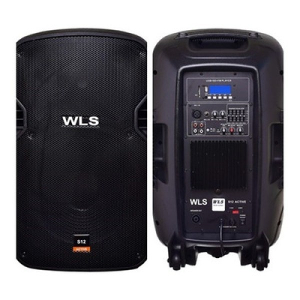 Caixa Ativa 12” Com Bluetooth, FM, SD e USB S-12 - WLS