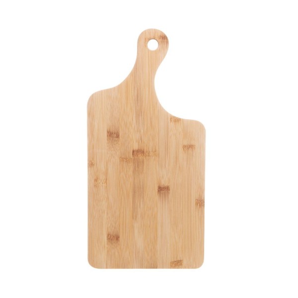 Encontraproduto.com.br - Tábua para Corte de Bambu com Cabo 33cm x 18cm x 1,2cm - Lyor