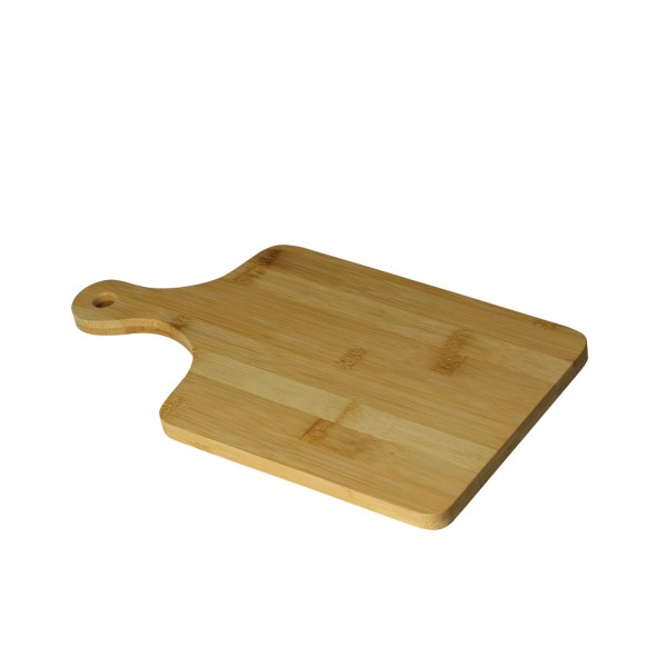Encontraproduto.com.br - Tábua para Corte de Bambu com Cabo 33cm x 18cm x 1,2cm - Lyor