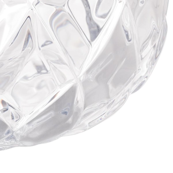 Encontraproduto.com.br - Centro de Mesa Deli Diamond 25x13cm em Cristal Lyor