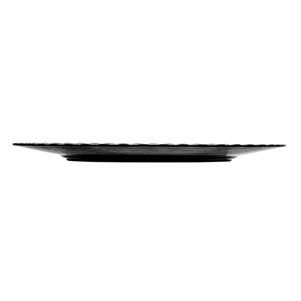 Encontraproduto.com.br - Sousplat Lyor Waves 33 cm Preto - 1298