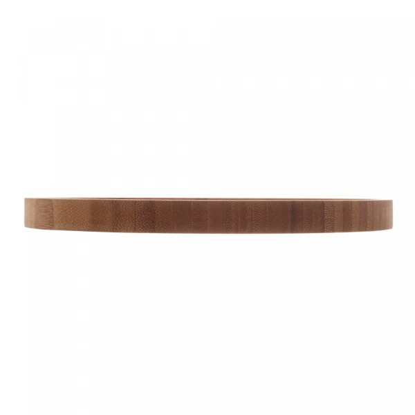 Encontraproduto.com.br - Bandeja de Bambu Round 20 x 20 x 1,5 cm