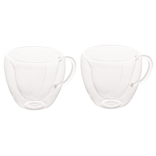 Encontraproduto.com.br - Xícara De Chá Ou Café 230ml Vidro Com Parede Dupla Lyor