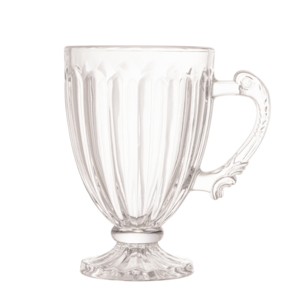 Encontraproduto.com.br - Xícara Taça de Vidro Cristal com Pé Imperial Café 200ml Cafe