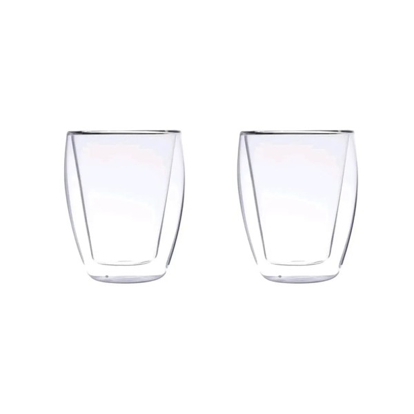 Encontraproduto.com.br - Copo de Vidro para Chá Lyor com 2 Unidades 260ml