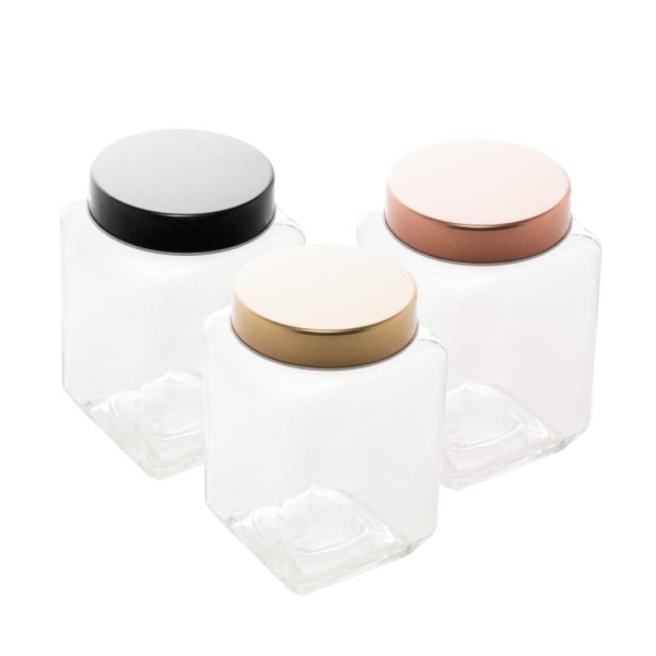 Pote Vidro com Tampa de Metal Sortida 750ml 1420 Lyor