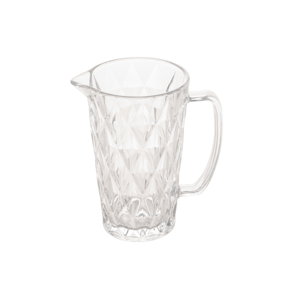 Encontraproduto.com.br - Jarra De Vidro Diamond Transparente - 1 Litro