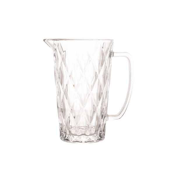 Encontraproduto.com.br - Jarra De Vidro Diamond Transparente - 1 Litro
