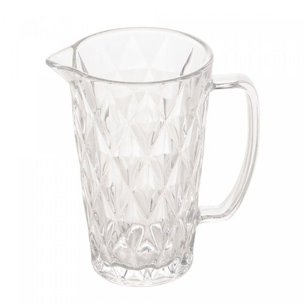 Encontraproduto.com.br - Jarra De Vidro Diamond Transparente - 1 Litro