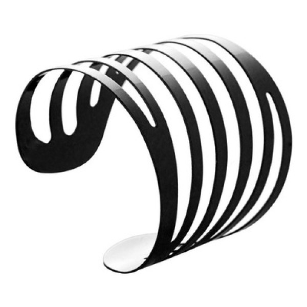 Encontraproduto.com.br - Conj. C/ 4 Anéis P/ Guardanapo De Aço Curve Cobre 4Cm Lyor