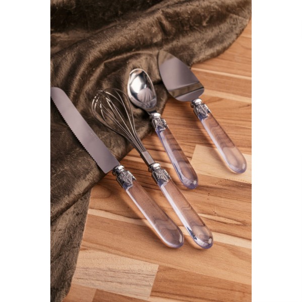 Encontraproduto.com.br - Colher para Sorvete de Aço Inox com Cabo de Plástico Destiny 20cm - Lyor