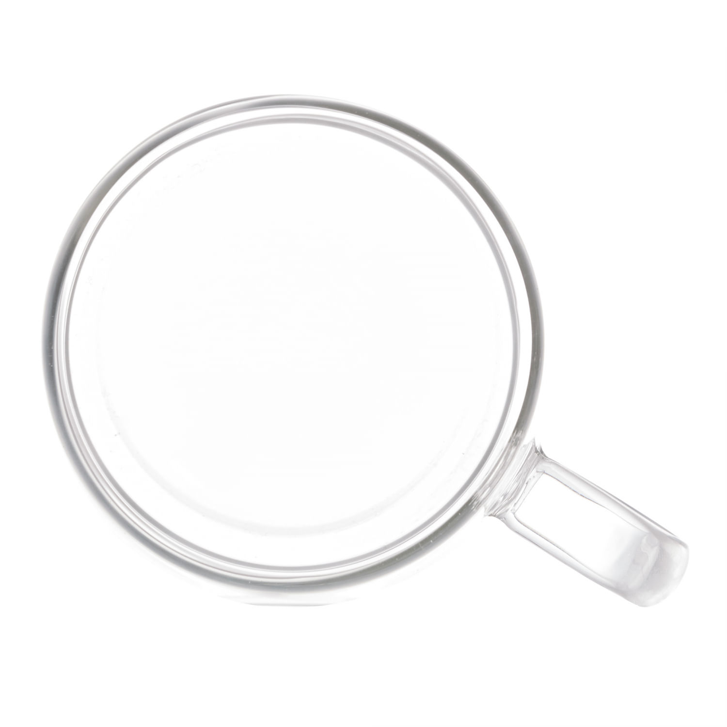 Encontraproduto.com.br - Conjunto 2 Xícaras de Café e Chá Parede Dupla de Vidro Borossilicato 360ml - Lyor