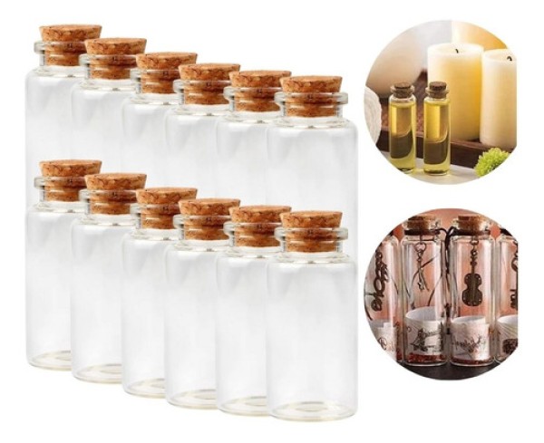Porta Mantimento de Vidro com Rolha 100ml - Lyor