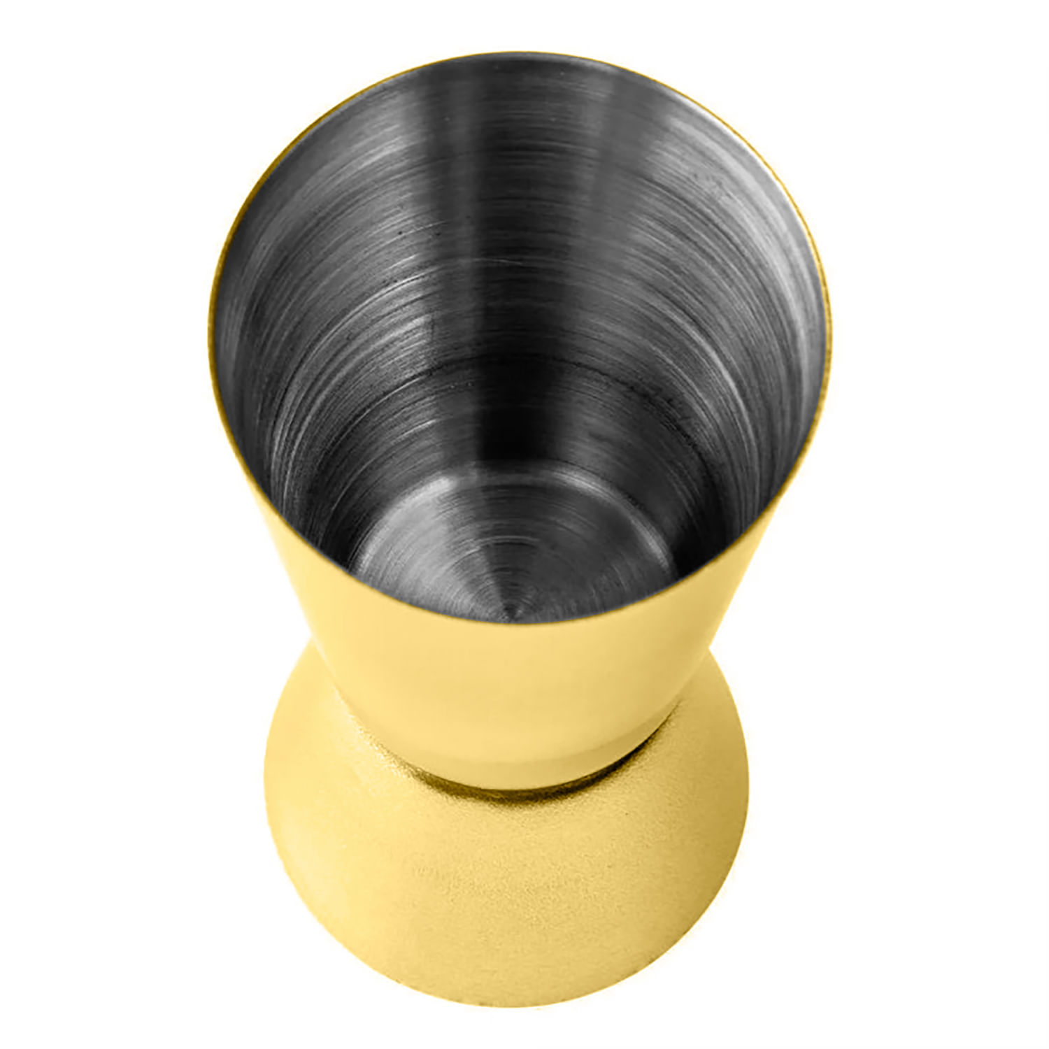 Encontraproduto.com.br - Dosador Duplo de Aço Inox Dourado - Lyor