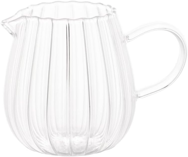 Encontraproduto.com.br - Leiteira de Vidro Transparente 330ml Lyor