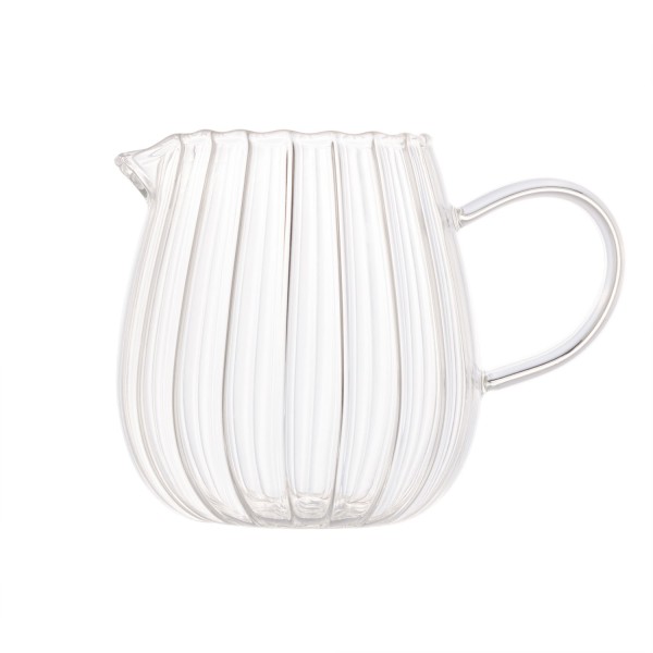 Encontraproduto.com.br - Leiteira de Vidro Transparente 330ml Lyor