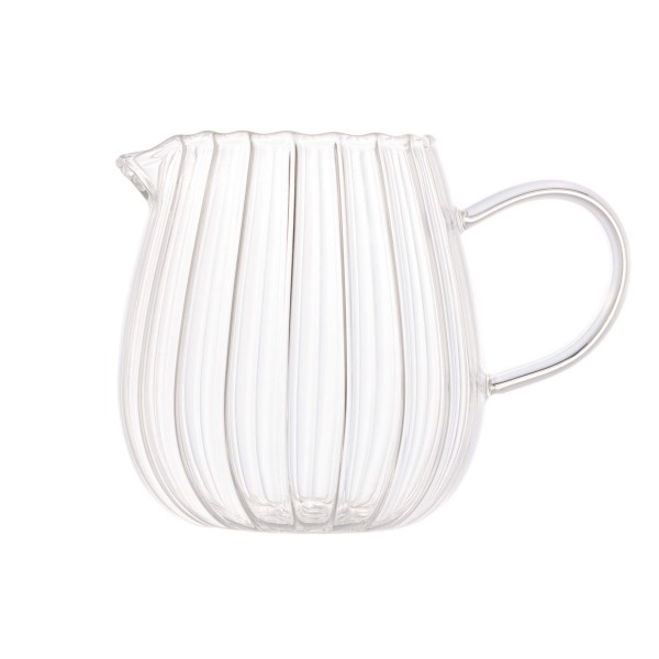 Encontraproduto.com.br - Leiteira de Vidro Transparente 330ml Lyor